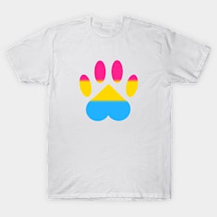 Pansexual Pride Paw T-Shirt